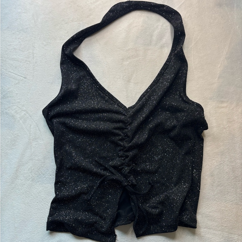 liberty love haltered glittery top